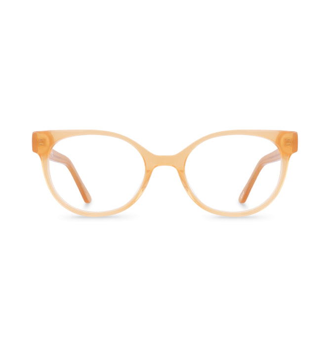 Cat-Eye Acetate Frames — Amber